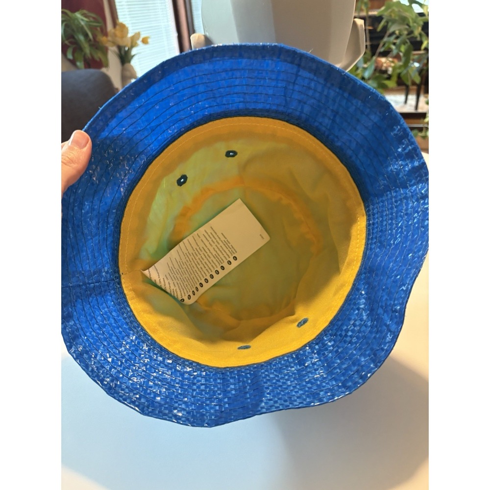 IKEA FRAKTA Blue Bucket Hat Logo Streetwear Hypebeast Y2K Festival Cap Bold - Picture 5 of 6